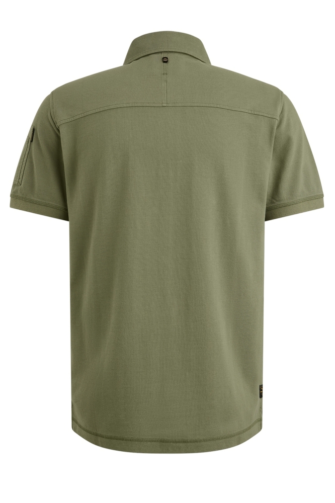 PME legend groene heren polo | Achteraanzicht