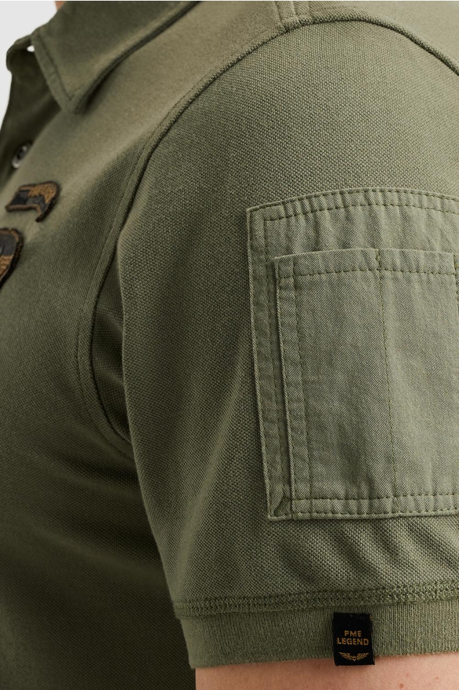 PME legend groene heren polo | Unique Selling Point