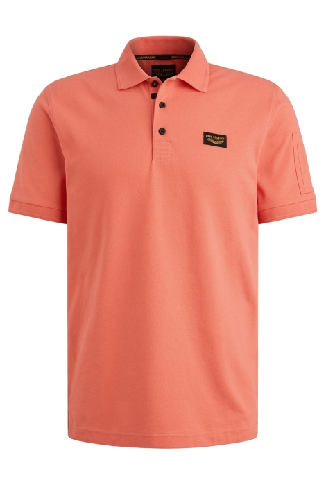 PME legend oranje heren polo | Vooraanzicht