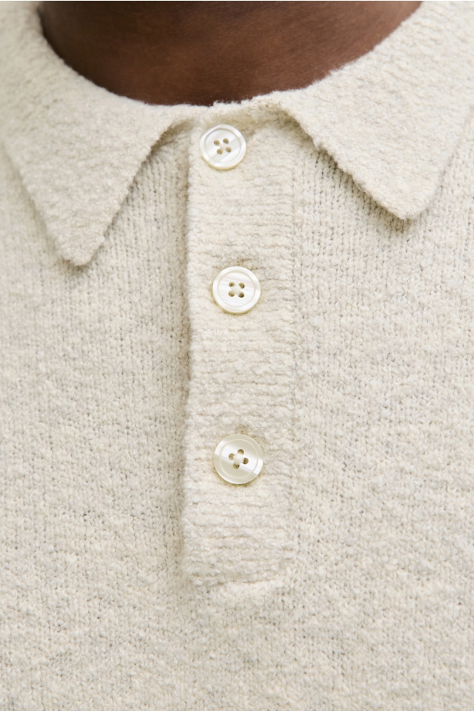 Jack & Jones beige heren trui | Close up