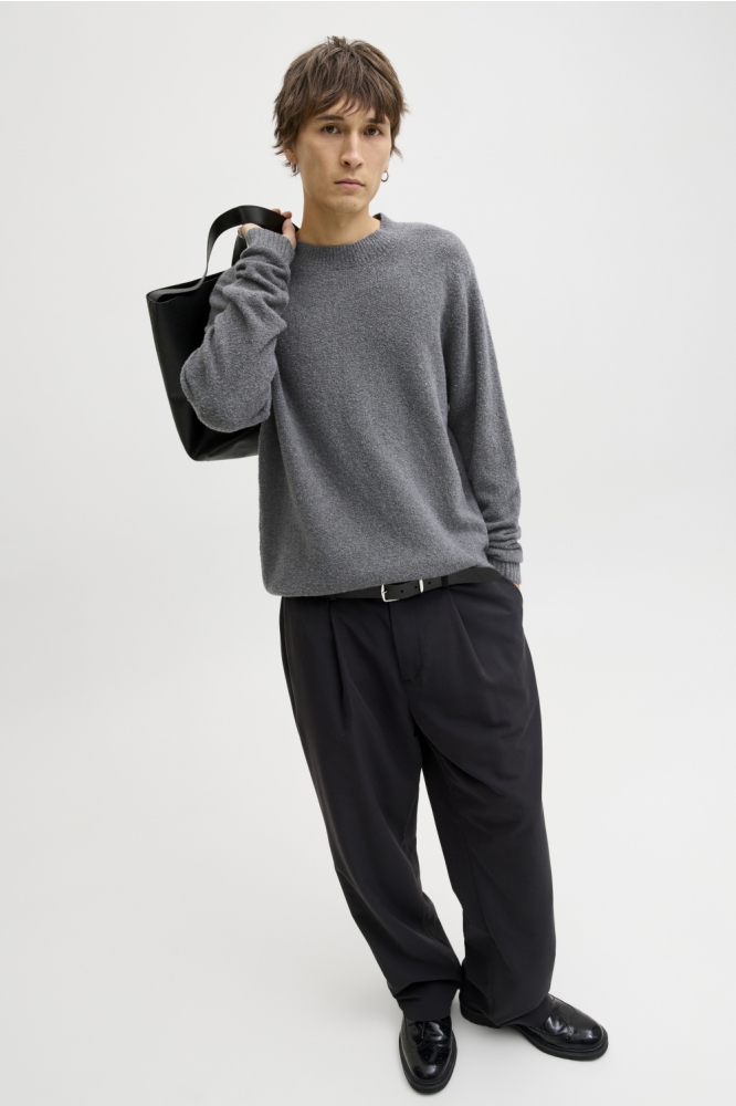 Jack & Jones grijze heren trui | Model