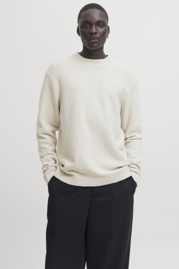 Jack & Jones Trui JPRBLAMAVERICK KNIT PACK BF LN 12286144 SILVER LINNING/MOCK