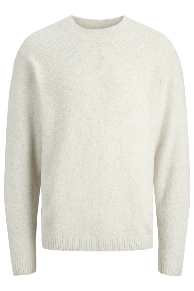 Jack & Jones beige heren trui | Vooraanzicht