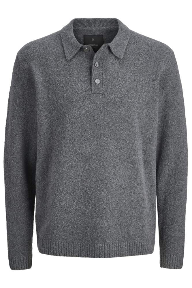 Jack & Jones grijze heren trui | Vooraanzicht