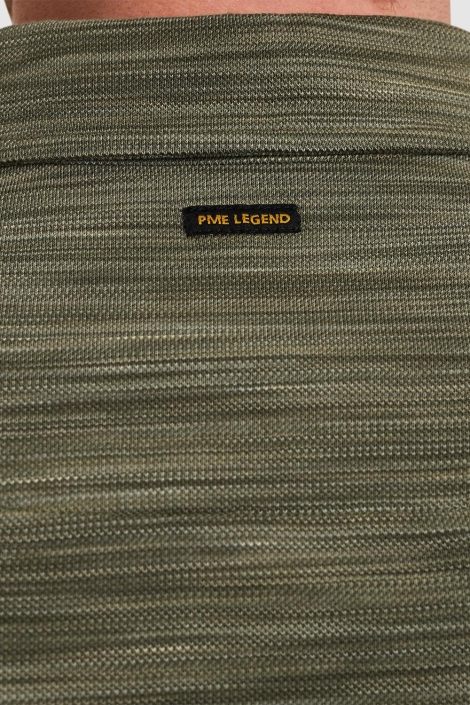 PME legend groene heren polo | Close up