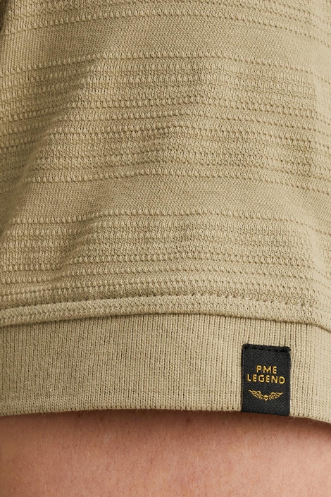 PME legend groene heren polo | Close up
