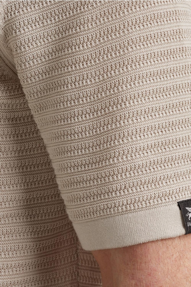 Vanguard beige heren polo | Kleurstaal