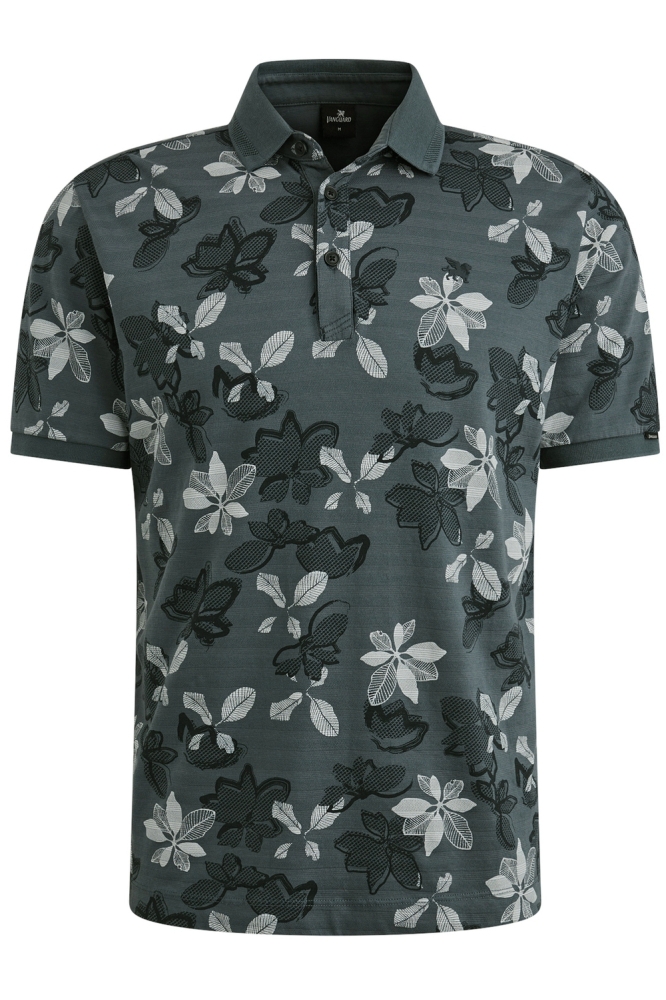 Vanguard blauwe heren polo | Vooraanzicht