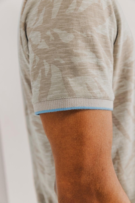 State of Art taupe heren polo | Unique Selling Point