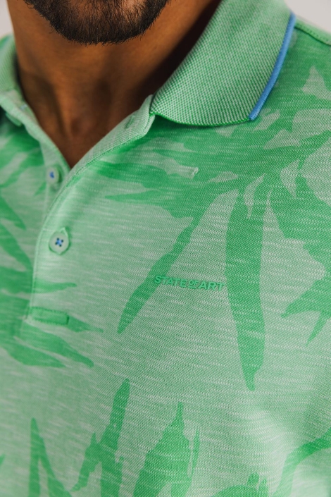 State of Art groene heren polo | Kleurstaal