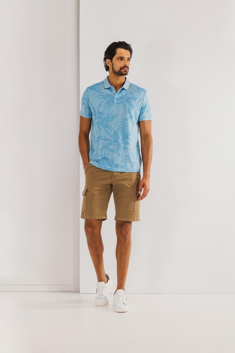 State of Art blauwe heren polo | Model