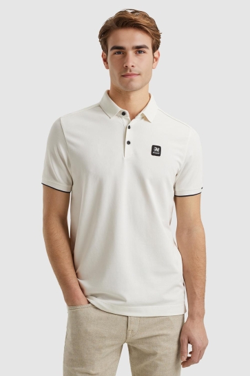 Vanguard short sleeve polo pique blend gent Wit