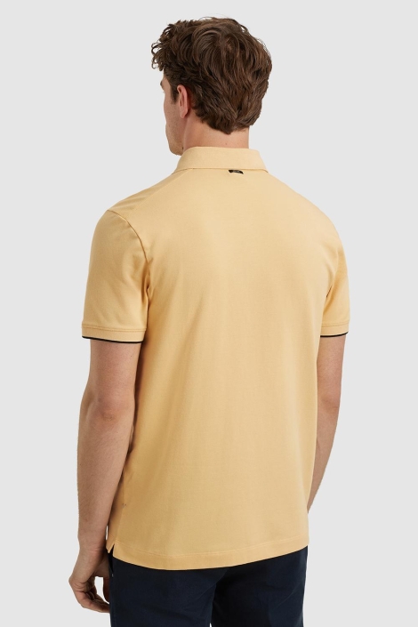 Vanguard gele heren polo | Model achteraanzicht