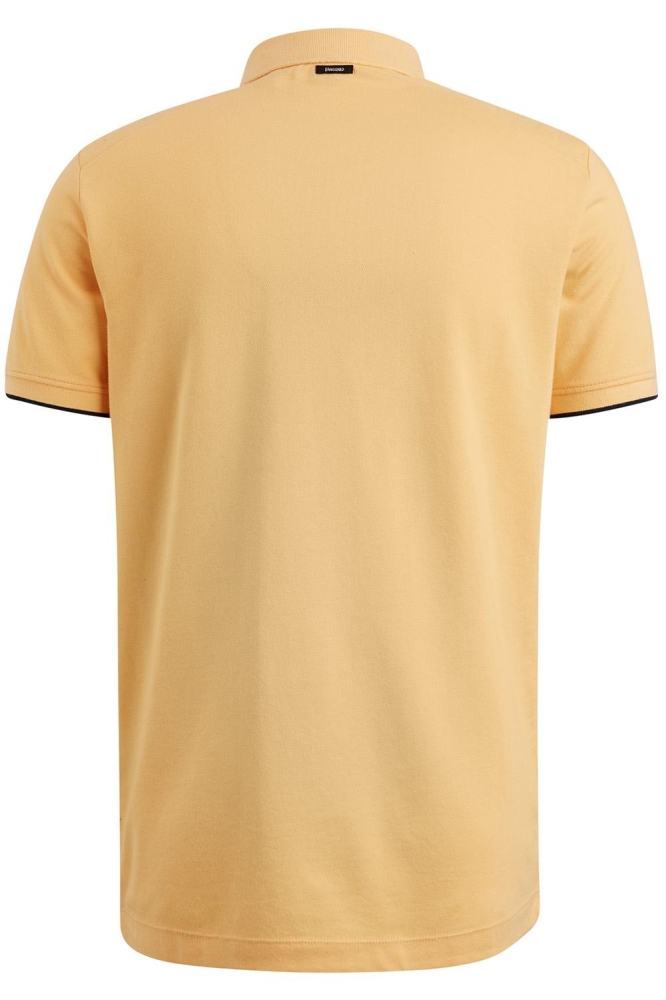 Vanguard gele heren polo | Achteraanzicht