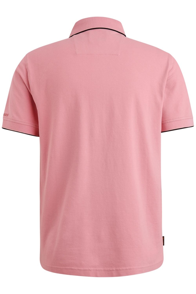PME legend roze heren polo | Achteraanzicht