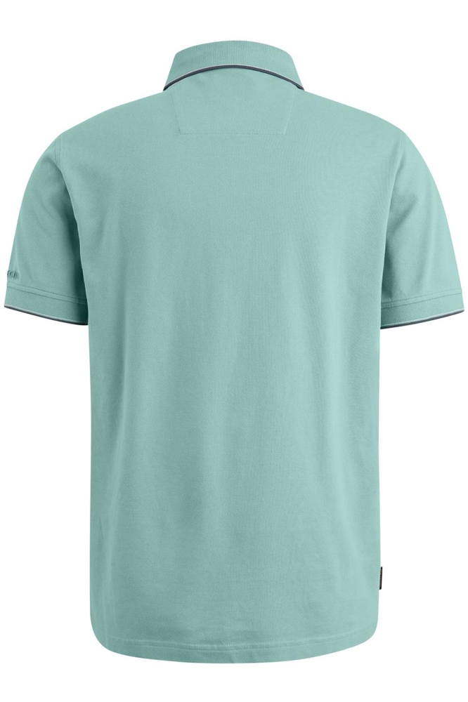 PME legend groene heren polo | Achteraanzicht