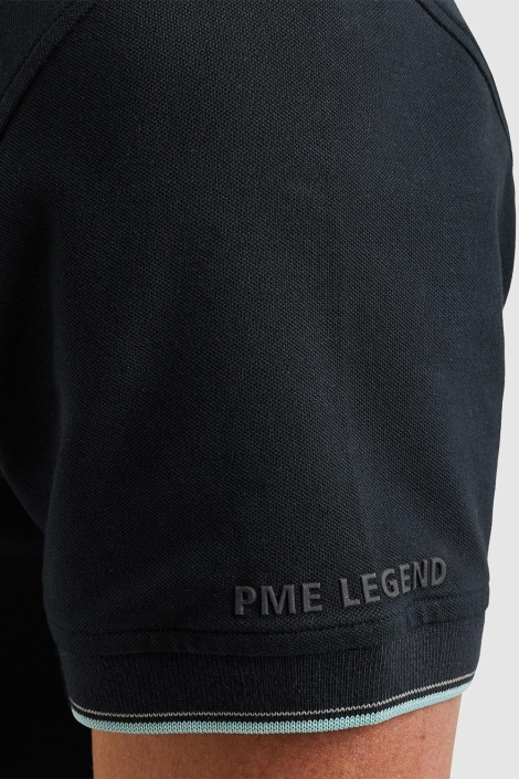 PME legend blauwe heren polo | Kleurstaal