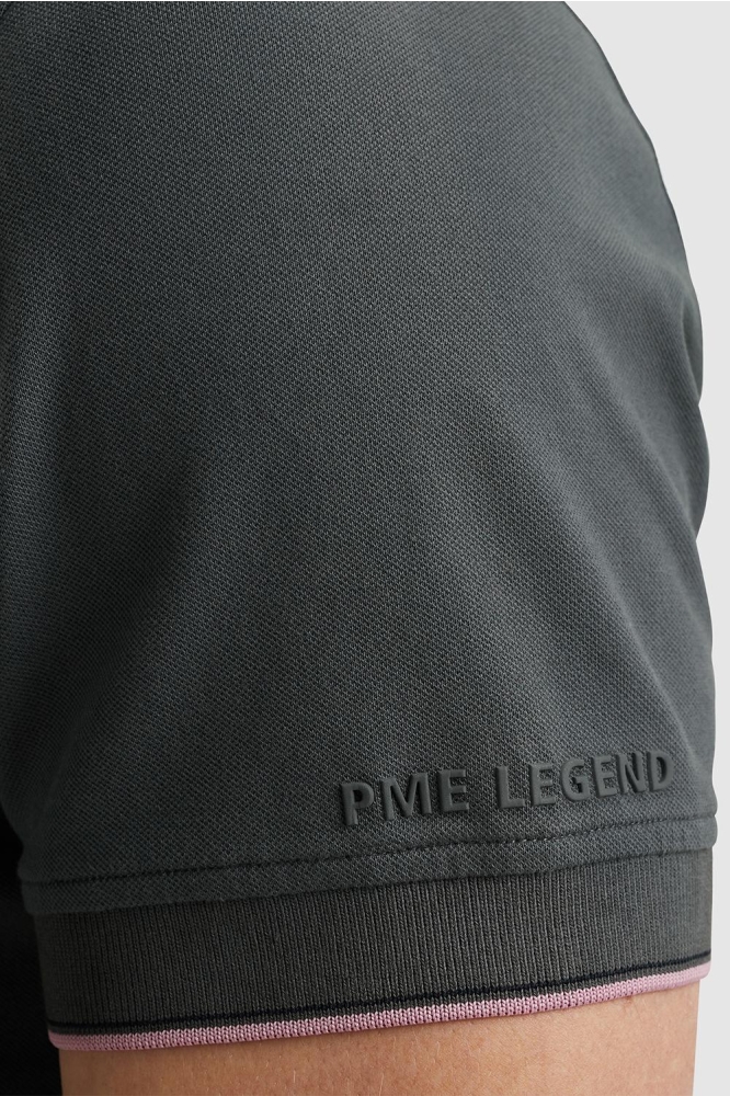 PME legend grijze heren polo | Kleurstaal