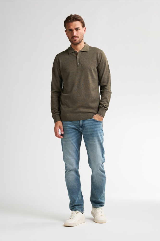 Petrol Industries groene heren polo | Model