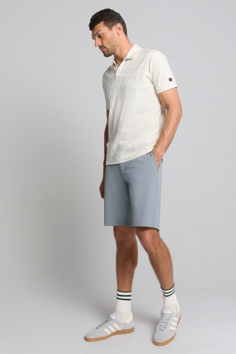NO-EXCESS beige heren polo | Model
