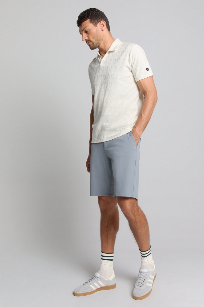 NO-EXCESS beige heren polo | Model