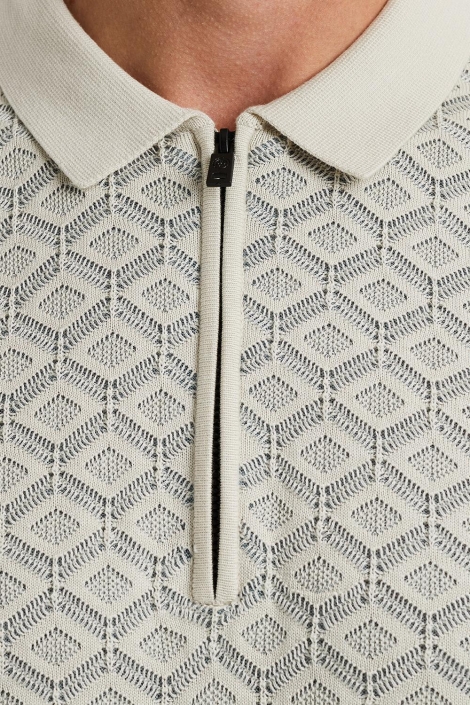 Cast Iron beige heren polo | Unique Selling Point