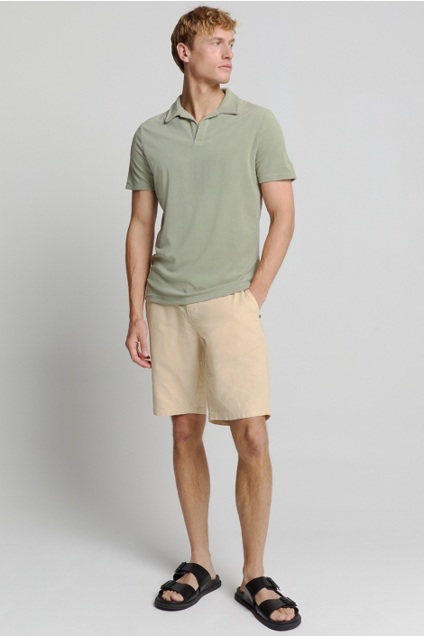 NO-EXCESS groene heren polo | Model