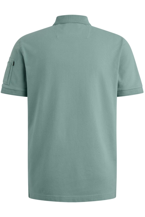 PME legend groene heren polo | Achteraanzicht