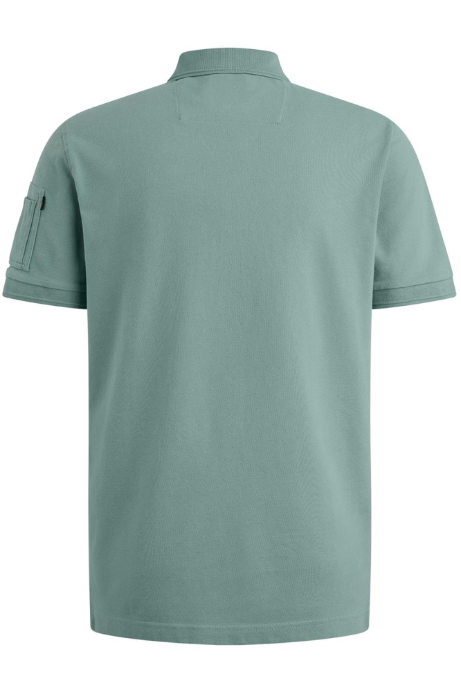 PME legend groene heren polo | Achteraanzicht