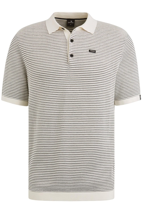 Vanguard ecru heren polo | Vooraanzicht