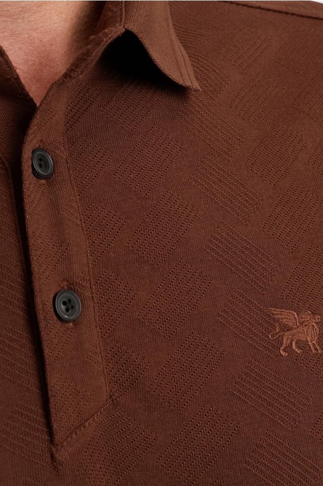 Vanguard koperen heren polo | Close up
