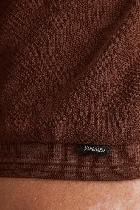 Vanguard koperen heren polo | Kleurstaal