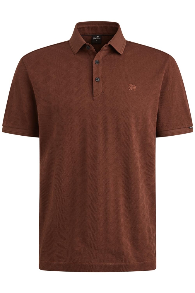 Vanguard koperen heren polo | Vooraanzicht