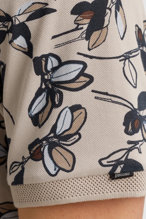 Vanguard beige heren polo | Kleurstaal