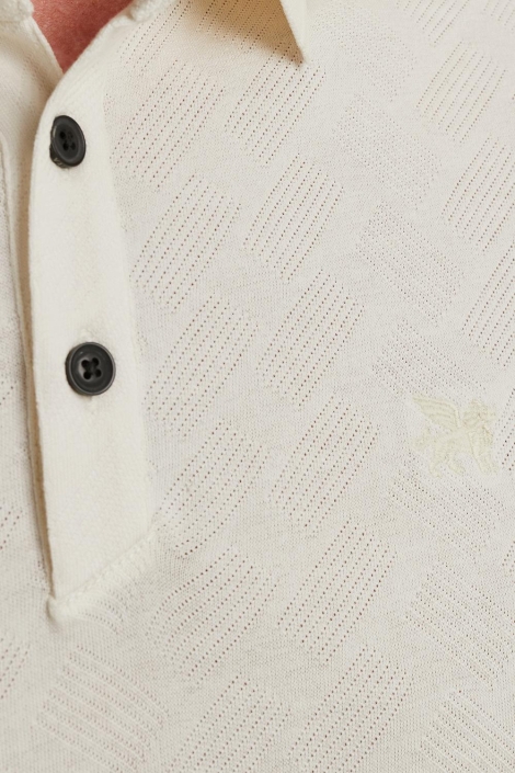 Vanguard witte heren polo | Kleurstaal