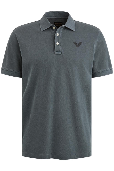 PME legend grijze heren polo | Vooraanzicht