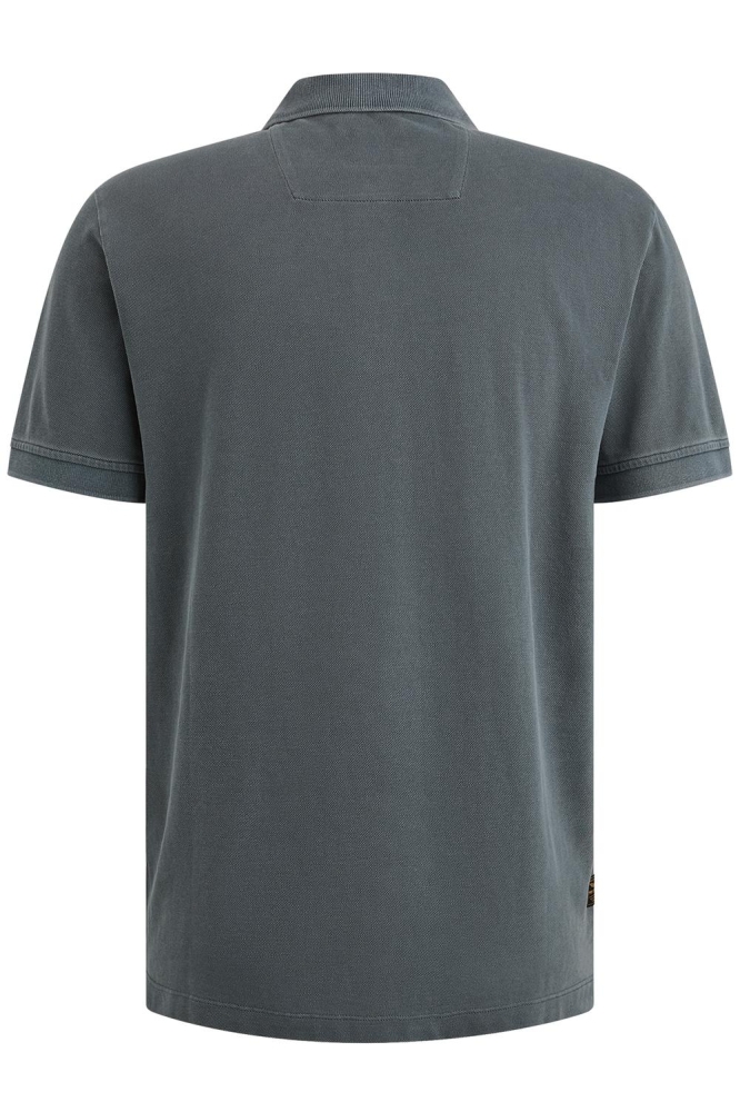 PME legend grijze heren polo | Achteraanzicht