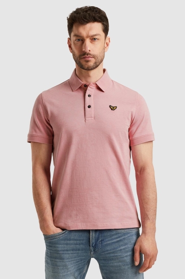 PME legend POLO VAN PIQUE PPSS2505860 4038 MOONLIGHT MAUVE
