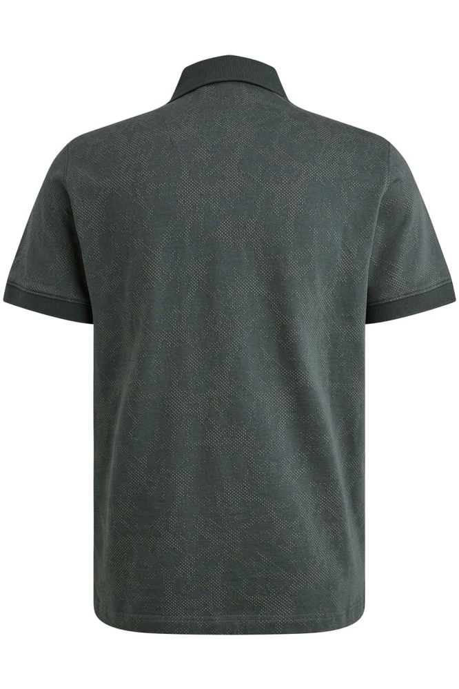 PME legend groene heren polo | Achteraanzicht