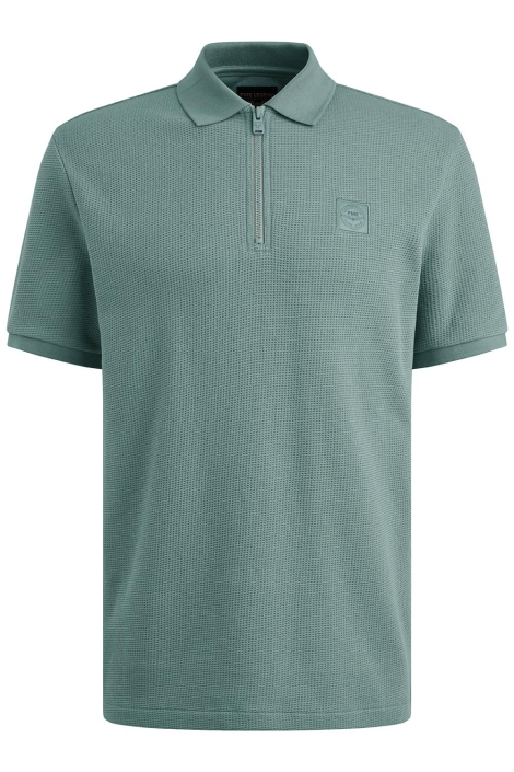 PME legend blauwe heren polo | Vooraanzicht