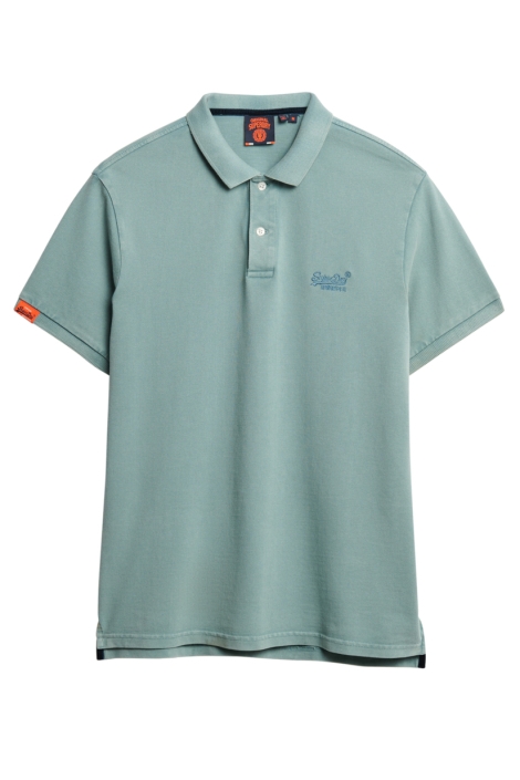Superdry blauwe heren polo | Vooraanzicht