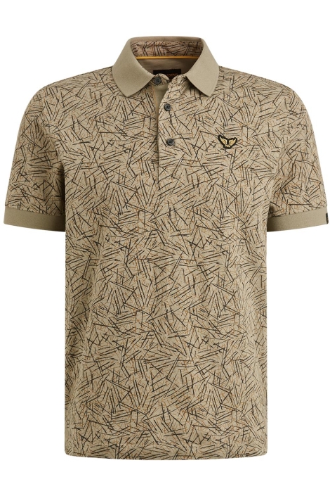 PME legend groene heren polo | Vooraanzicht