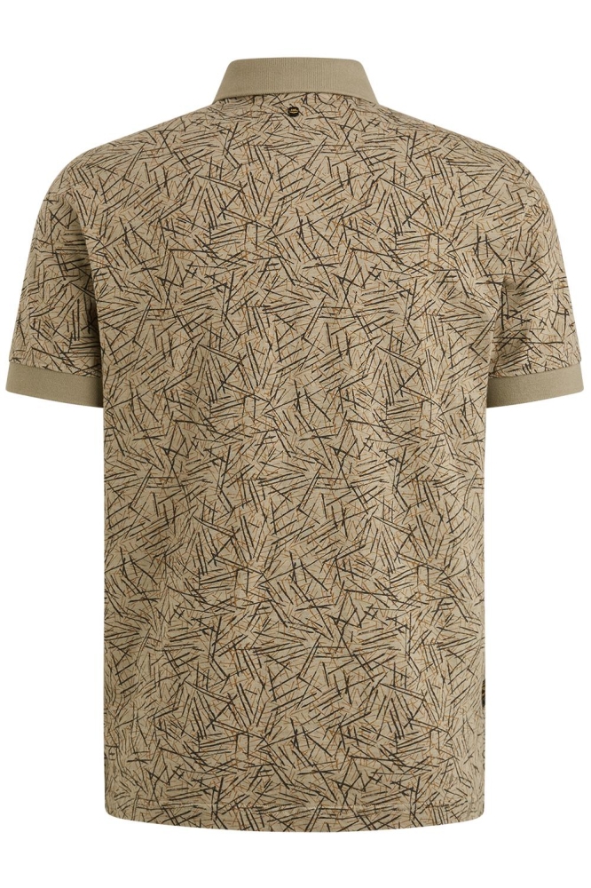 PME legend groene heren polo | Achteraanzicht