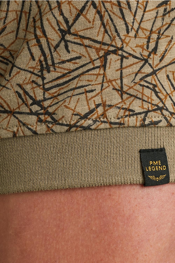 PME legend groene heren polo | Close up