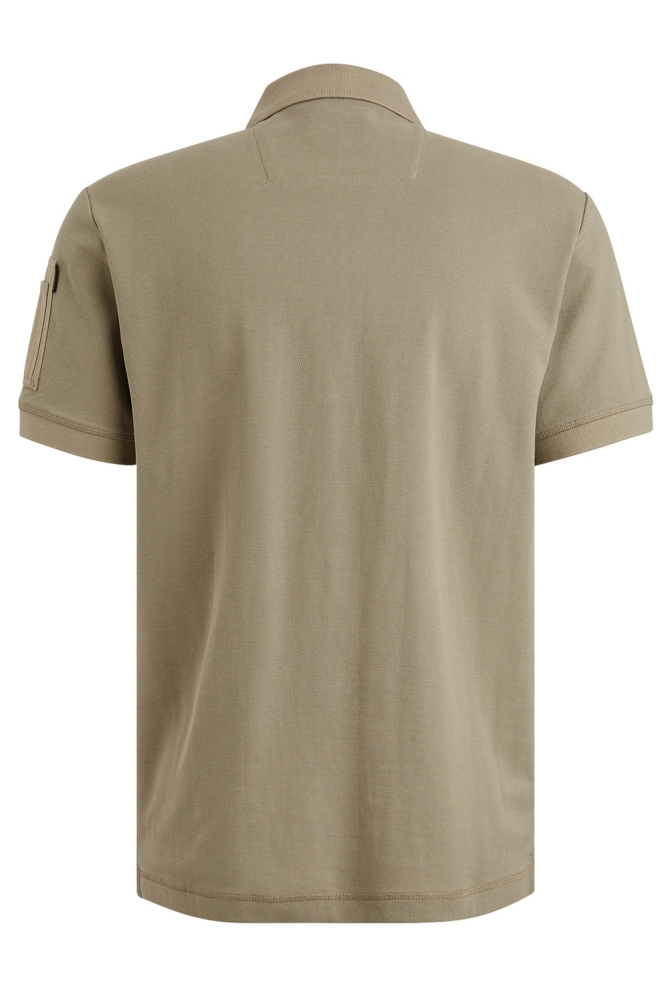 PME legend groene heren polo | Achteraanzicht