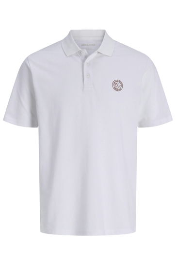 Jack & Jones jjalliance polo ss Wit