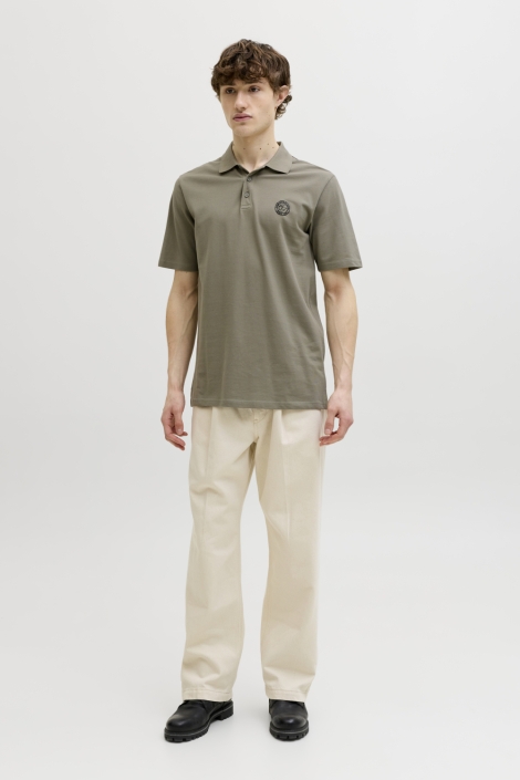 Jack & Jones groene heren polo | Model