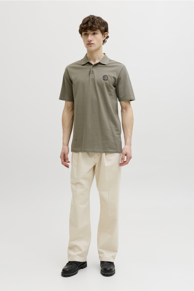 Jack & Jones groene heren polo | Model