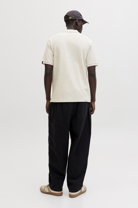 Jack & Jones beige heren polo | Model
