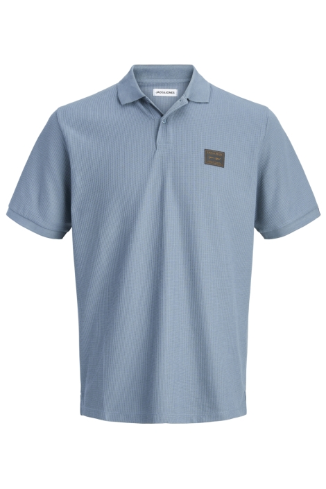 Jack & Jones blauwe heren polo | Vooraanzicht
